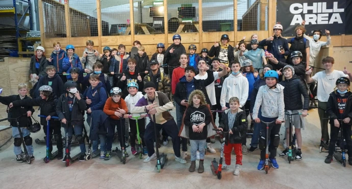 stunstep uitstap naar Skateland